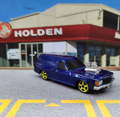 Oz Wheels - RedBellies (R1) - Holden HX Panel Van 'Blown' (Royal Blue) - 1:64 Scale