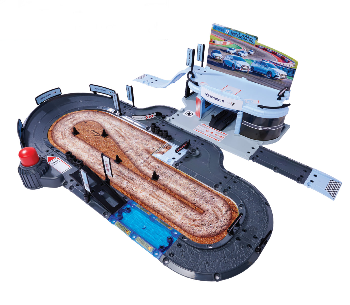 Majorette - Hyundai Driving Centre Playset + 5 Cars