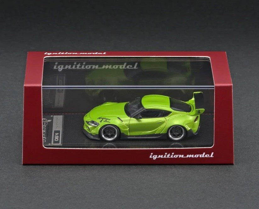 Ignition Model - Toyota Supra A90 'Pandem' (Green Metallic) - 1:64 Scale