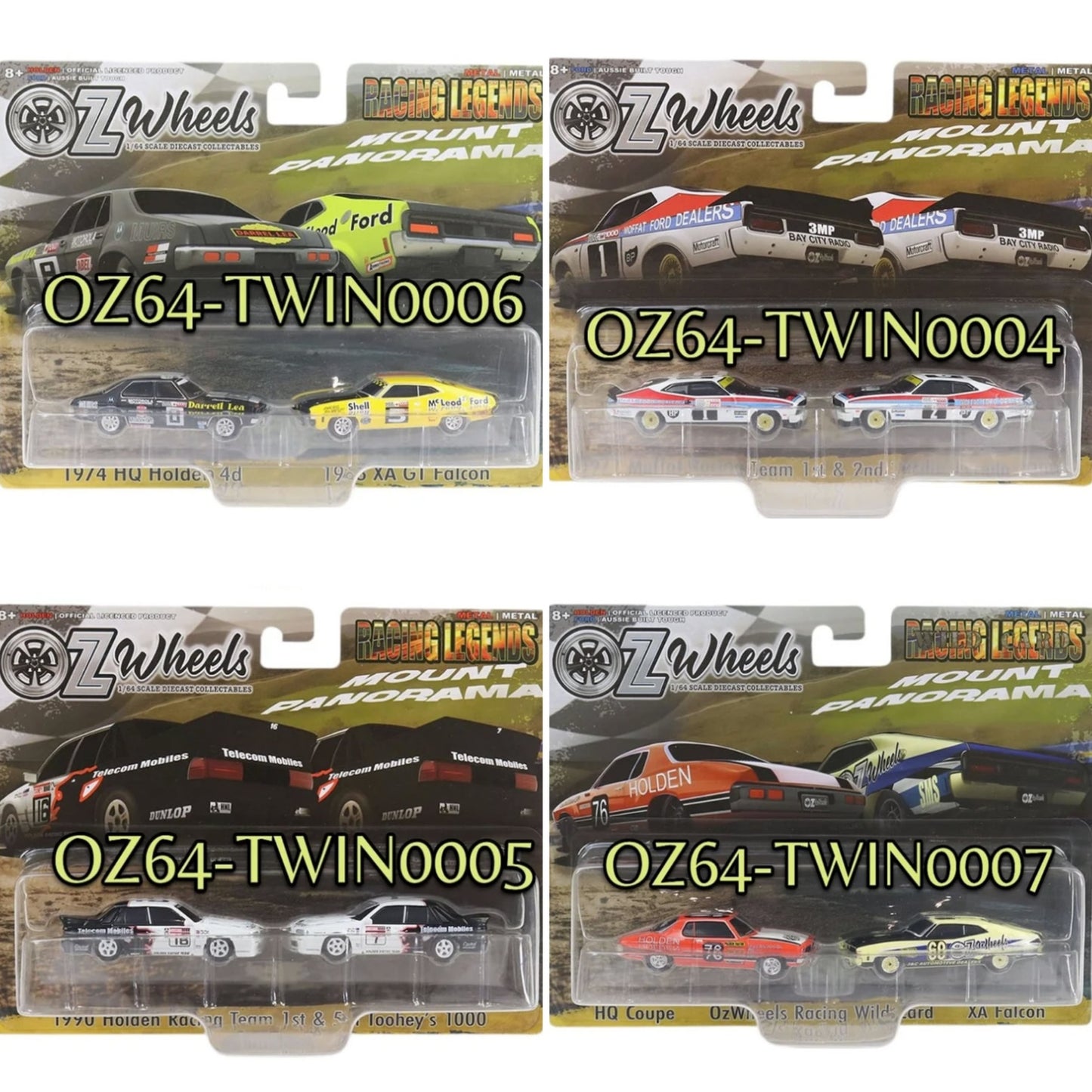 Oz Wheels - Bathurst Edition Twin Pack - Set of 4