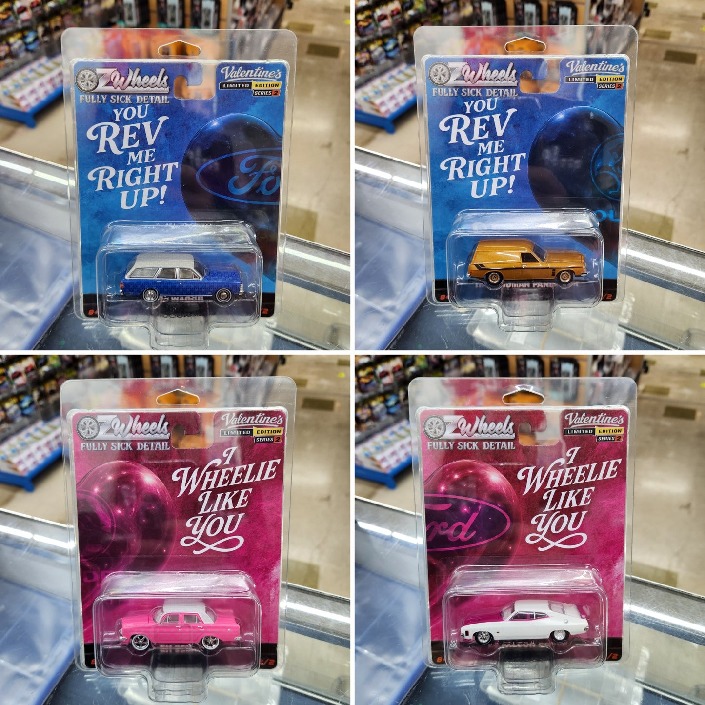 Oz Wheels - Valentines Day - Set of 4