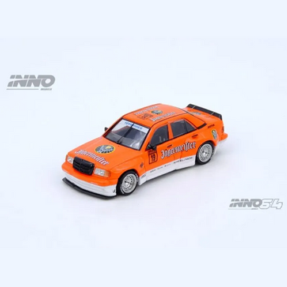 INNO64 - Mercedes-Benz 190e Pandem Rocket Bunny 'Jägermeister' (Orange)