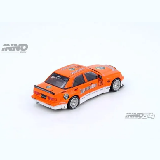 INNO64 - Mercedes-Benz 190e Pandem Rocket Bunny 'Jägermeister' (Orange)