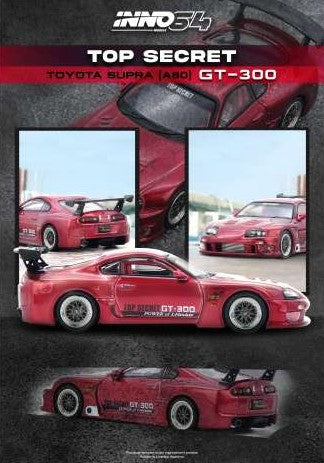 INNO64 - Toyota Supra (A80) 'Top Secret' - Red