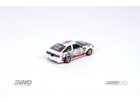 INNO64 - Toyota Corolla Levin AE86 #326 'Trackerz Racing - 1:64 Scale