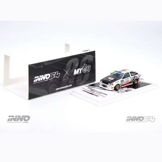 INNO64 - Toyota Corolla Levin AE86 #326 'Trackerz Racing - 1:64 Scale