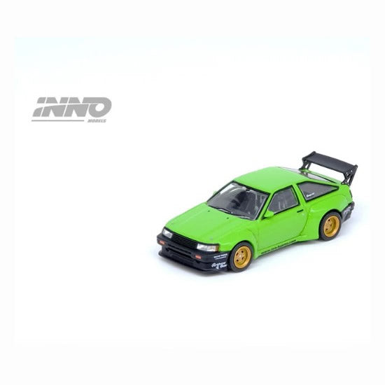 INNO64 - Toyota Corolla Levin AE86 Pandem 'Rocket Bunny (Green) - 1:64 Scale