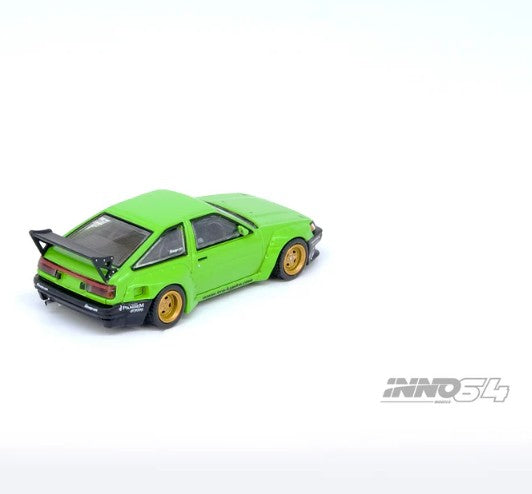 INNO64 - Toyota Corolla Levin AE86 Pandem 'Rocket Bunny (Green) - 1:64 Scale