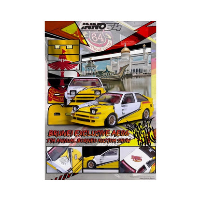INNO64 - Toyota Sprinter Trueno AE86 'Brunei Diecast Kustom Show 2024'- 1:64 Scale