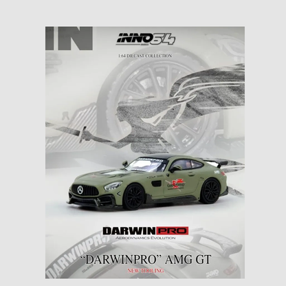 INNO64 - Mercedes-Benz AMG GT 'Darwin Pro' (Matte Army Grey)