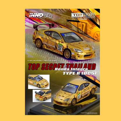 INNO64 - 2025 Honda Integra Type R (DC5) 'Top Secret Thailand' (Gold)