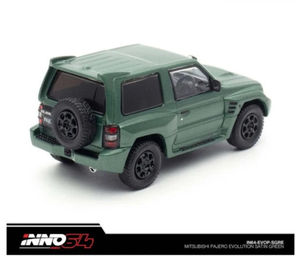 INNO64 - Mitsubishi Pajero Evolution (Satin Green) - 1:64 Scale