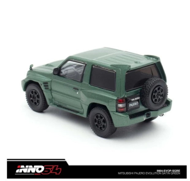 INNO64 - Mitsubishi Pajero Evolution (Satin Green) - 1:64 Scale
