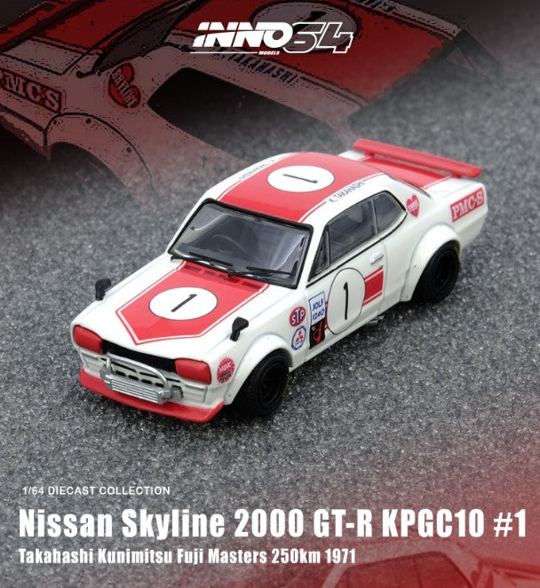 INNO64 - Nissan Skyline 2000 GT-R KPGC10 #1 Takahashi Kunimitsu Fuji Masters 250Km 1971