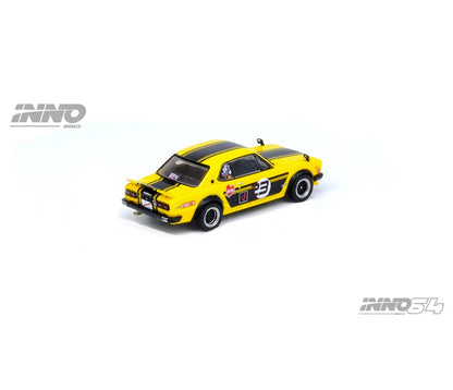 INNO64 - Nissan Skyline 2000GT-R (KGC10) 'Outlaw' Yellow/Black - 1:64 Scale