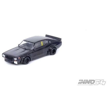 INNO64 -  Nissan Skyline 2000 GT-R (KPGC110) 'Kenmeri' (Black) - 1:64 Scale
