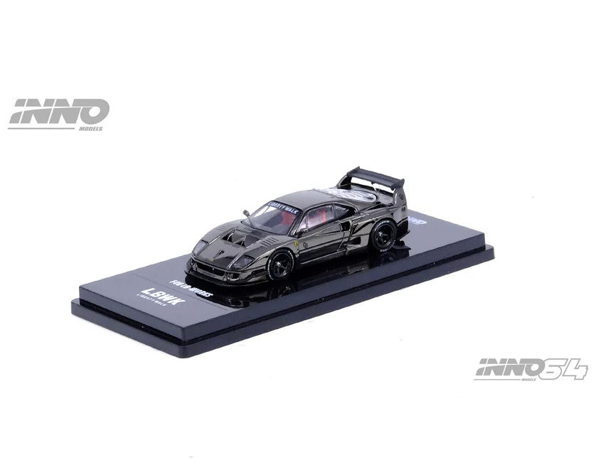 INNO64 - LBWK Ferrari F40 (Chrome Black) - 1:64 Scale