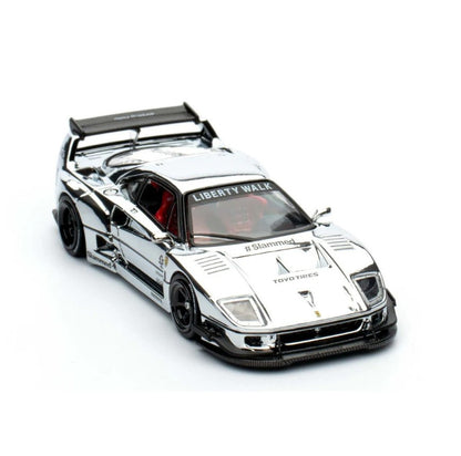 INNO64 - LBWK Ferrari F40 (Chrome Silver) - 1:64 Scale