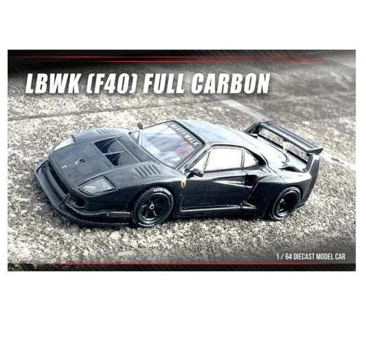 INNO64 - LBWK Ferrari F40 (Full Carbon) - 1:64 Scale
