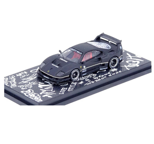 INNO64 - LBWK Ferrari F40 (Black/White) - 1:64 Scale