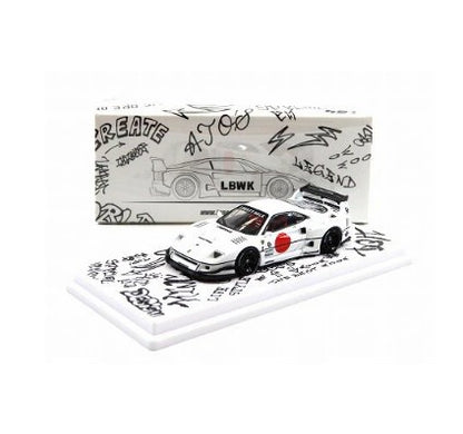 INNO64 - LBWK Ferrari F40 (Tokyo Salon White) - 1:64 Scale
