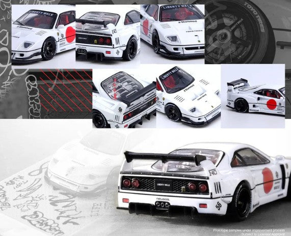 INNO64 - LBWK Ferrari F40 (Tokyo Salon White) - 1:64 Scale