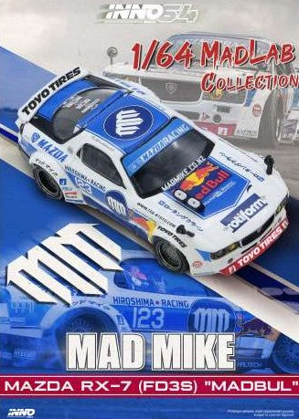 INNO64 - Mazda RX-7 (FD3S) 'Pandem Rocket Bunny' MADBUL Madlab Collection 001