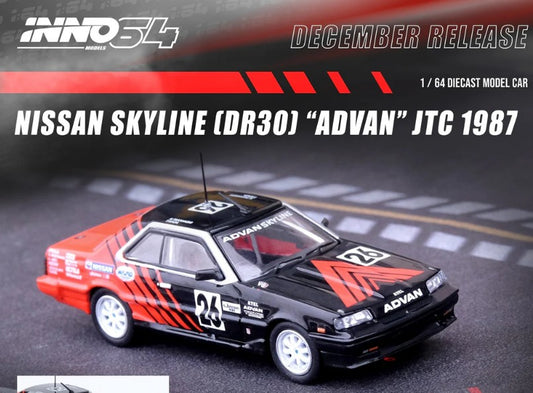INNO64 - Nissan Skyline 2000 RS-X Turbo [DR30] #26 'Advan' JTC 1987