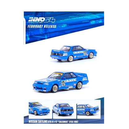 INNO64 - Nissan Skyline GT-R (R31) #12 'Calsonic' JTCC - 1:64 Scale
