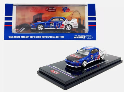 INNO64 - Nissan Skyline GT-R (R32) #24 'Singapore Diecast Expo 2024' - 1:64 Scale