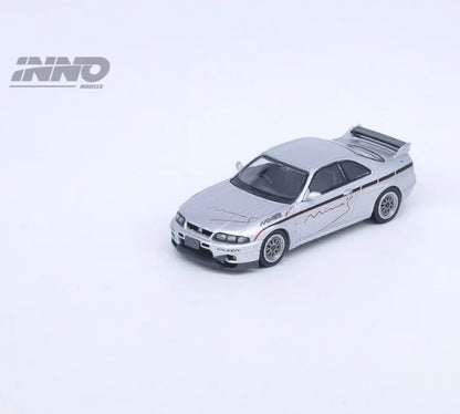 INNO64 - Nissan Skyline GT-R (R33) Tuned 'Mine's' (Silver) - 1:64 Scale