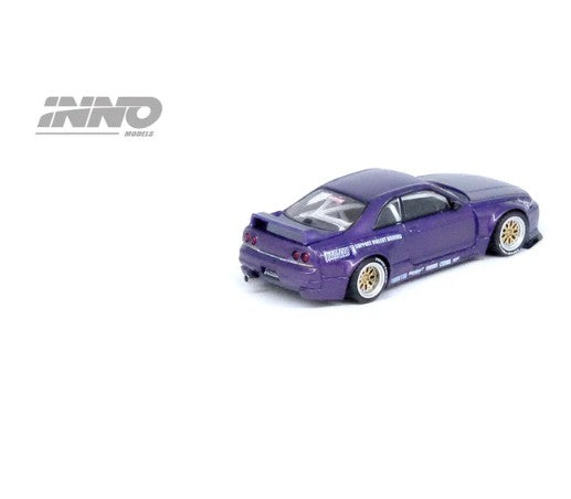 INNO64 - Nissan Skyline GT-R (R33) Pandem 'Rocket Bunny' (Purple) - 1:64 Scale