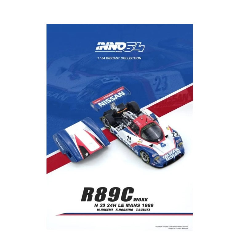 INNO64 - Nissan R89C '1989 Le Mans 24hr' #23 - 1:64 Scale
