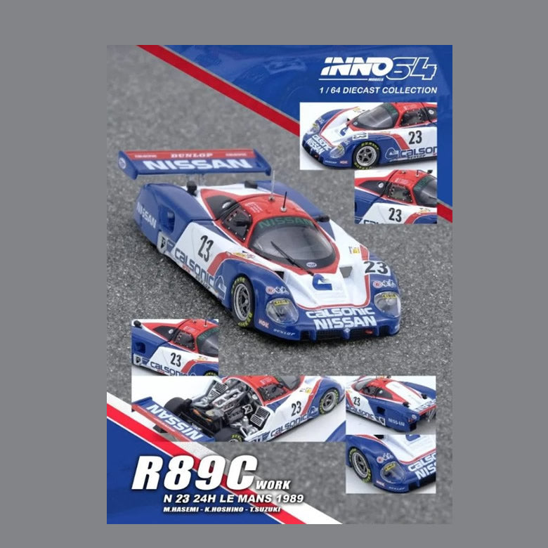 INNO64 - Nissan R89C '1989 Le Mans 24hr' #23 - 1:64 Scale