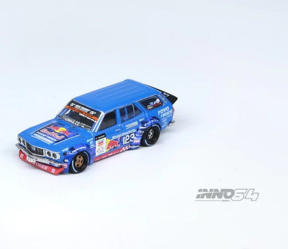 INNO64 - 1976 Mazda RX3 'Mad Mike' Station Wagon - 2024 D1GP Series - 1:64 Scale