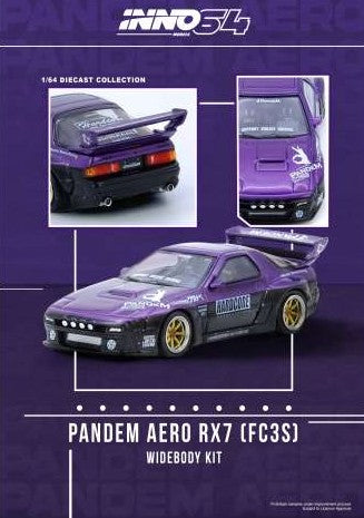 INNO64 - Mazda RX-7 (FC3S) 'Pandem Rocket Bunny' - Purple