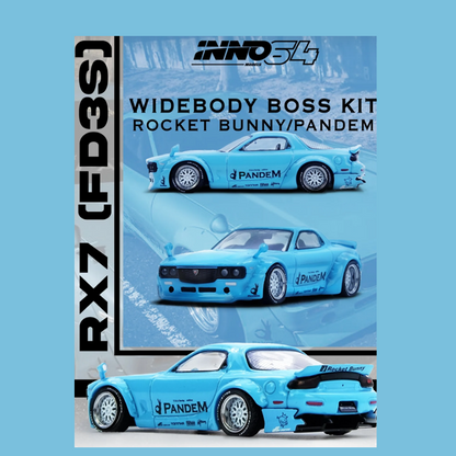 INNO64 - Mazda RX-7 (FD3S) Pandem Rocket Bunny (Tiffany Blue)