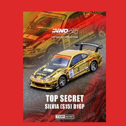INNO64 - 2004 Nissan Silvia (S15) Top Secret D1 GP Series Winner (Gold)