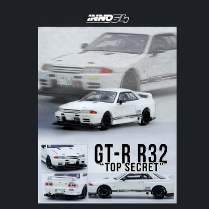 INNO64 - Nissan Skyline GT-R (R32) 'Top Secret' (White)