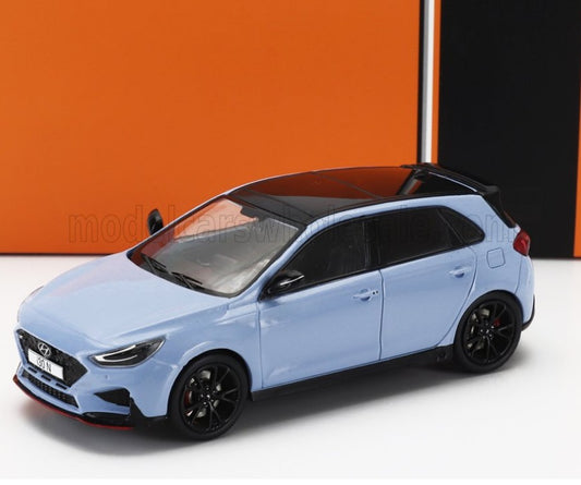 IXO Models - 2022 Hyundai i30 N (Light Blue) - 1:43 Scale