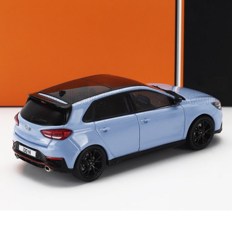 IXO Models - 2022 Hyundai i30 N (Light Blue) - 1:43 Scale