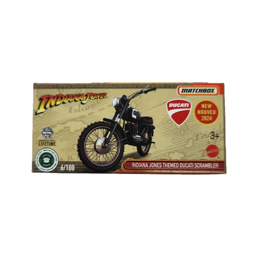 Matchbox - 2024 Power Grabs - Ducati Scrambler 'Indiana Jones'