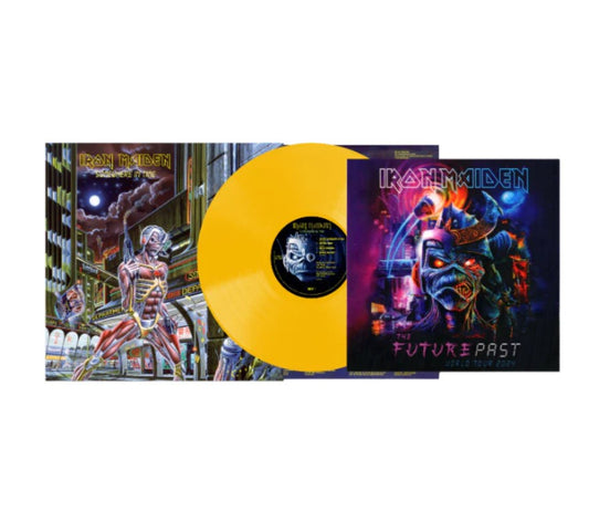 NEW - Iron Maiden, Somewhere in Time (Yellow) LP + Lenticular Print