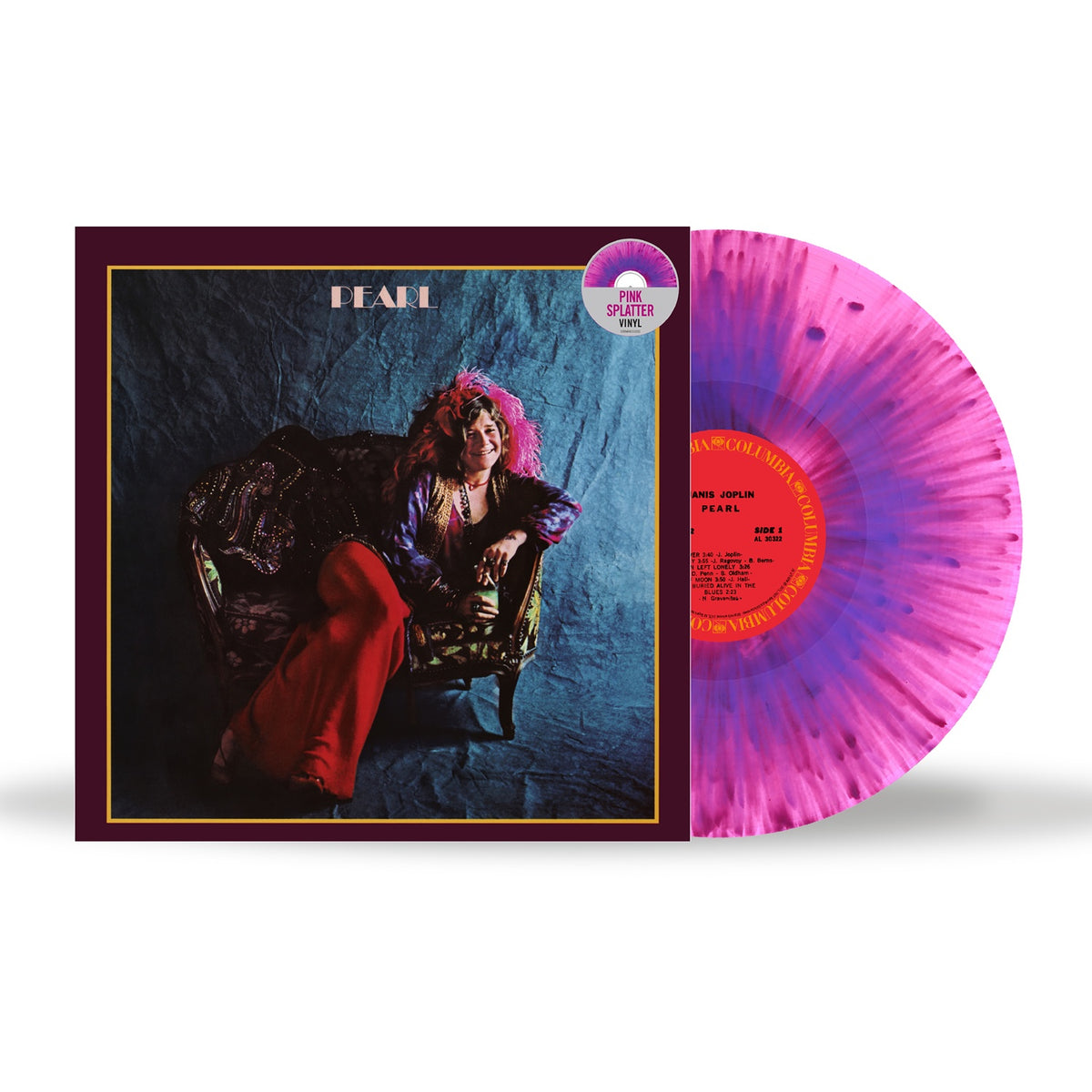 NEW - Janis Joplin, Pearl (Pink Splatter) LP - NAD2026
