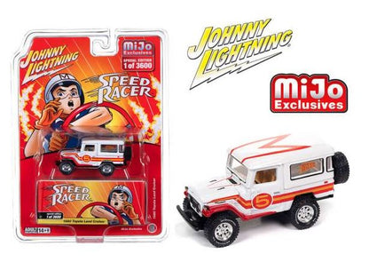 Johnny Lightning - Toyota 1980 Land Cruiser 'Speed Racer' - 1:64 Scale”