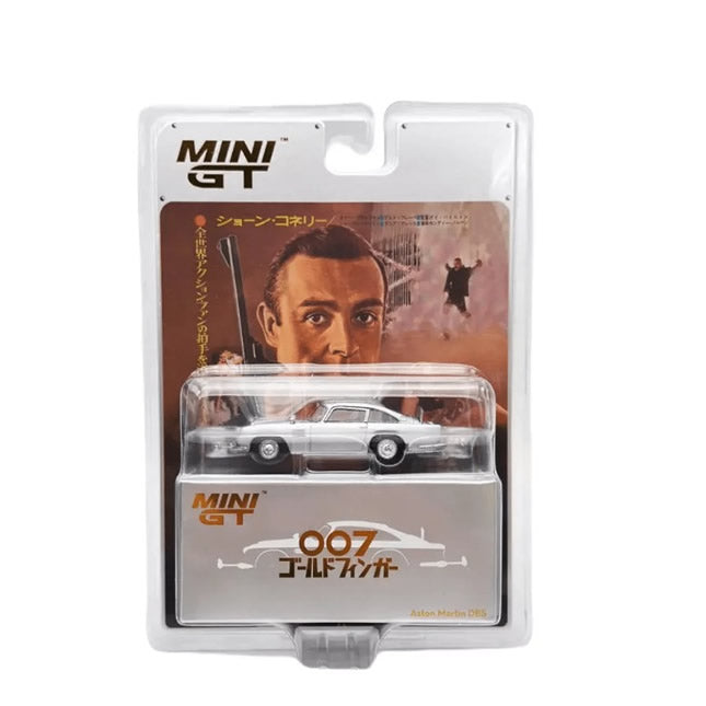 MiniGT - Aston Martin DB5 'Goldfinger' 007 James Bond Series (Japanese Card) -1:64 Scale