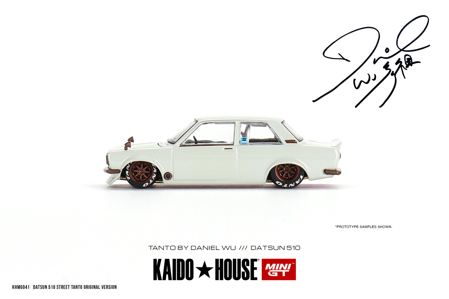 MiniGT - KAIDO House Datsun 510 Street Tanto V1 (White)