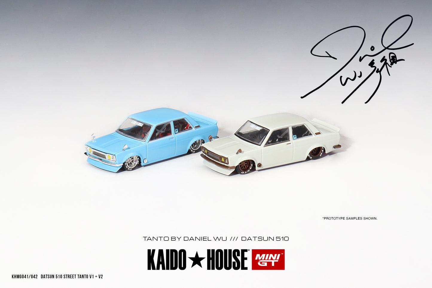 MiniGT - KAIDO House Datsun 510 Street Tanto V1 (White)