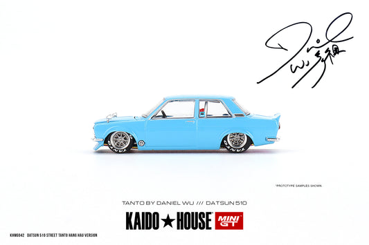 MiniGT - KAIDO House Datsun 510 Street Tanto V2 (Blue)