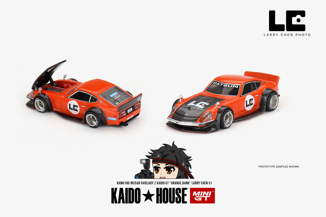 MiniGT - Nissan Fairlady Z kaido GT 'Orange Bang' Larry Chen V1